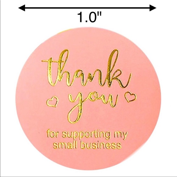 NEW Poshmark Packages "Thank You!" Shipping Supplies - 250 1" Round Stickers - Picture 3 of 6
